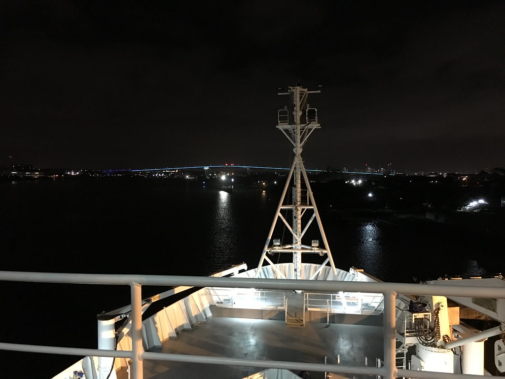 From the deck of the C.S.I.R.O. scientific research vessel 'Investigator' at Port of Brisbane - Nov 2016
