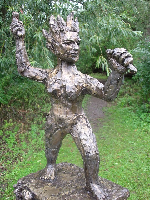 Bronze figure by Caroline Mackenzie