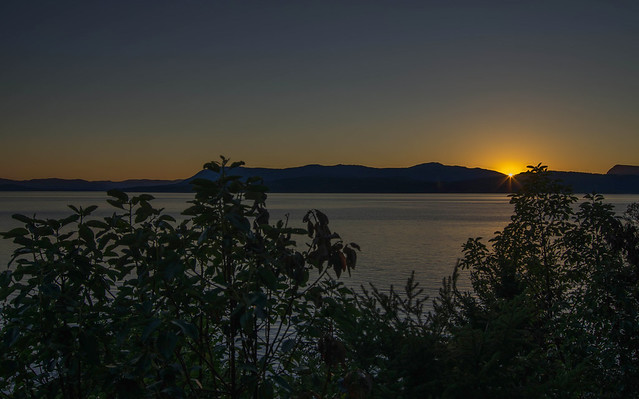 Sunset from Pender Island