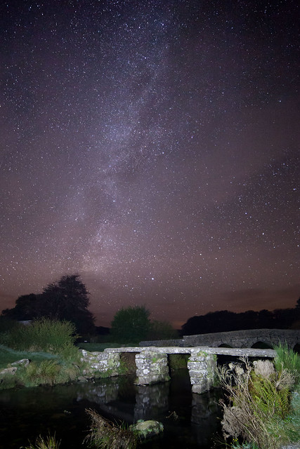 Milky Way over Postbridge.