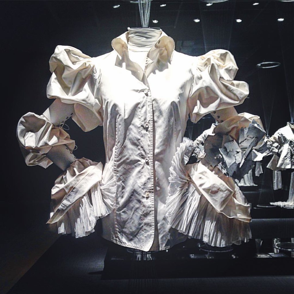 gianfranco ferre white shirt exhibit