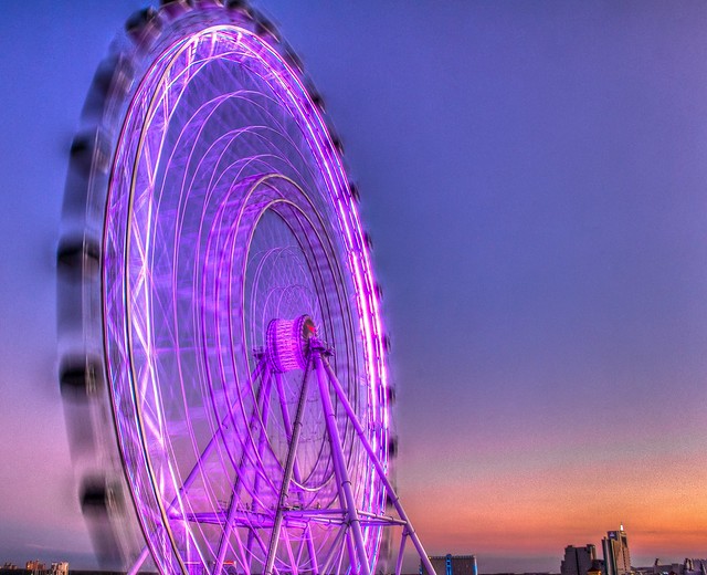 The Eye at sunset...