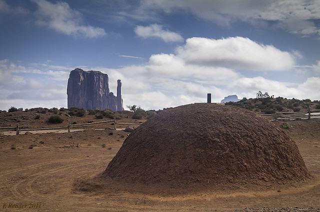 Navajo Hogan in Monument Valley