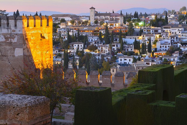 El Albayzin desde la Alhambra.
