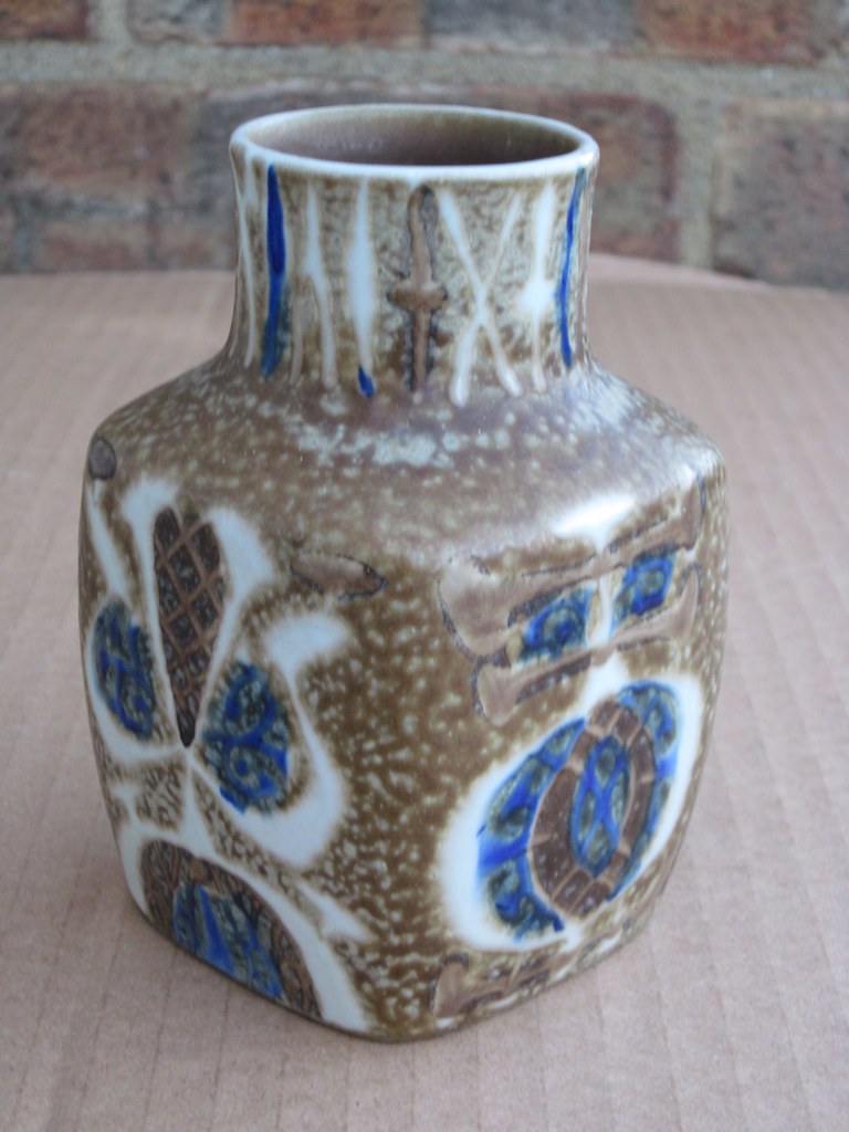 Royal Copenhagen Aluminia Faience Vase Mid Century Modern … | Flickr