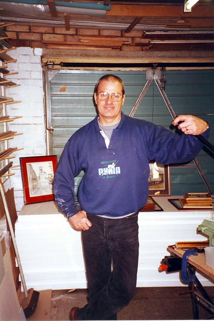 Dad in garage 1996