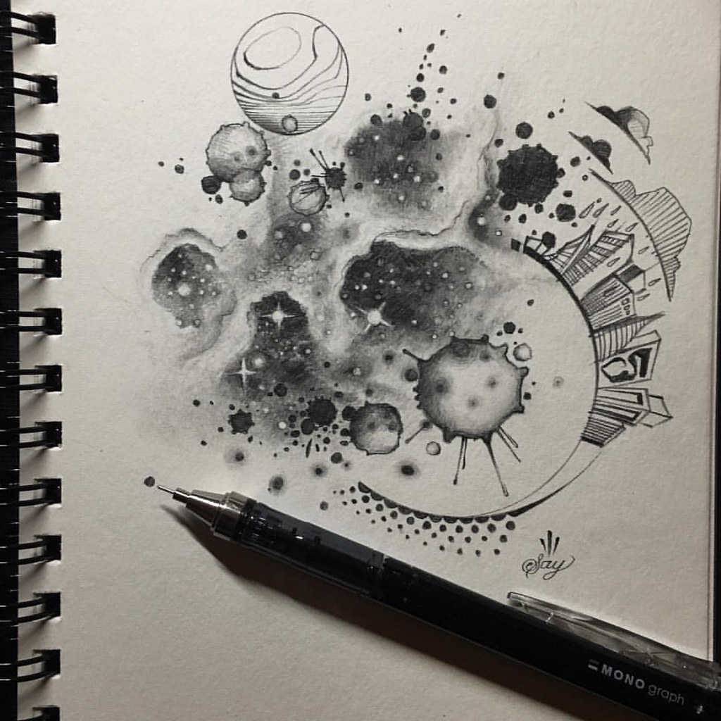 30 Top For Galaxy Universe Pencil Drawing