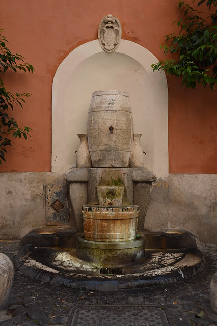 Roma fontana della botte