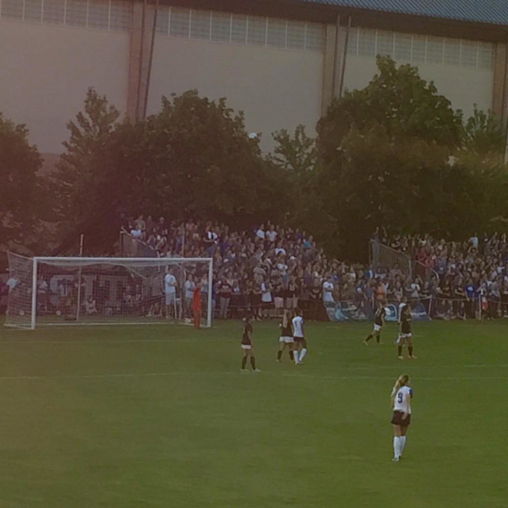 BYU scores at minute 27 to make it 2-0 over CU. #byuwsoc #gocougs