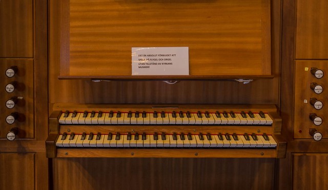 The organ in Klippan´s St. Petri church