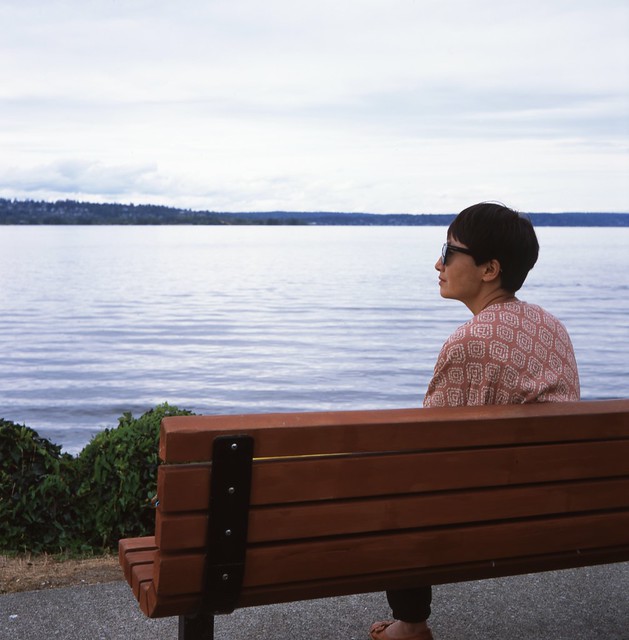 Day 243/365 - Woman on a bench