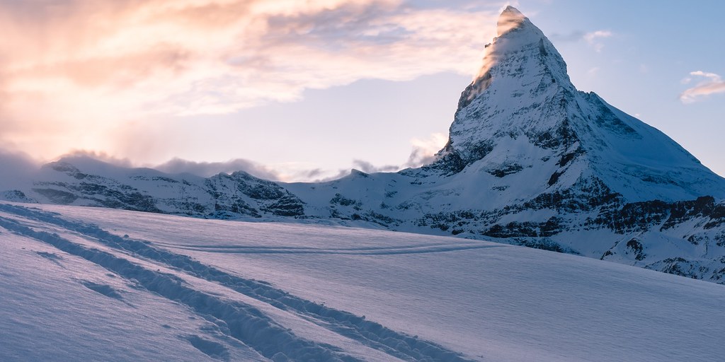 snowy mountain top