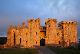 Raglan Castle. Monmouthshire, Wales