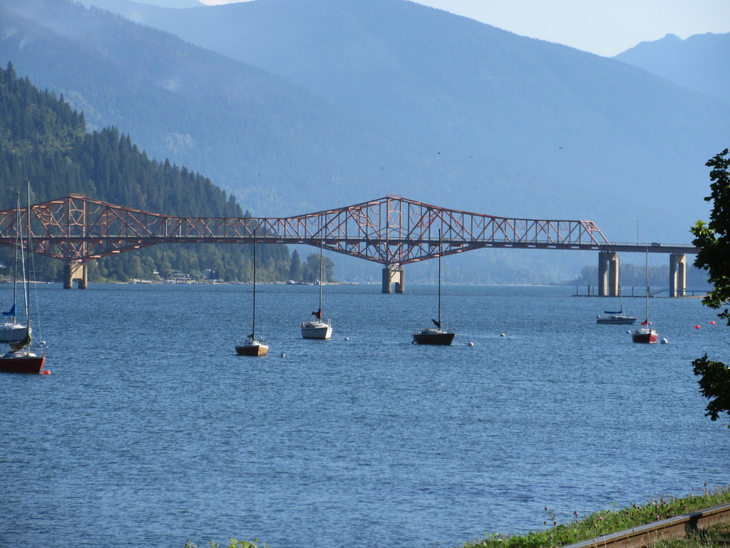 The iconic big orange bridge | Nelson, British Columbia | Flickr