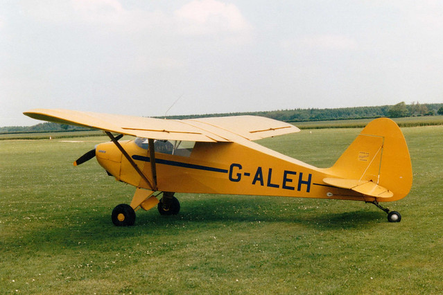 G-ALEH Piper PA-17 Vagabond cn 17-087 Sywell 12Jun94
