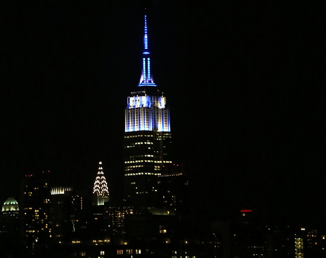 Empire State Building in a Yankees' state of mind