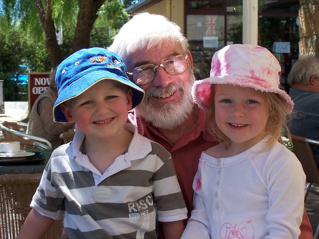 Jack, Grandpa and Lucy.
