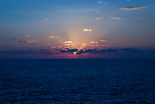 oaxaca sunset sky sun cloud sea ocean atardecer