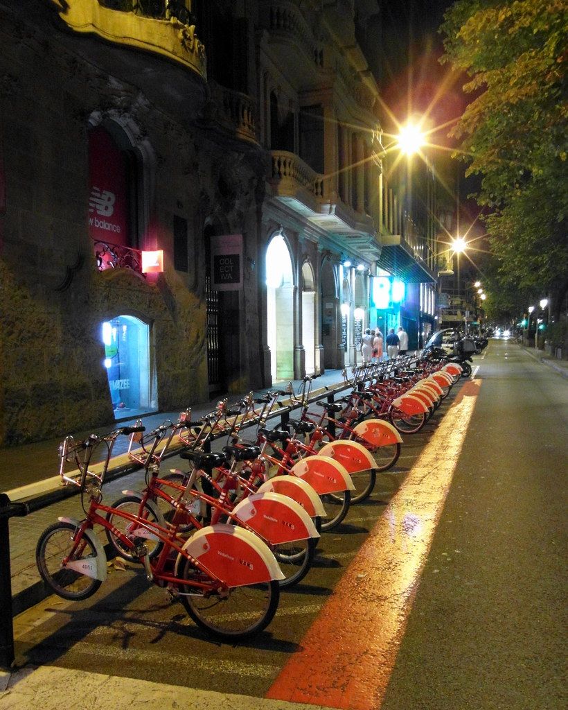 barcelona sleeping bicycles