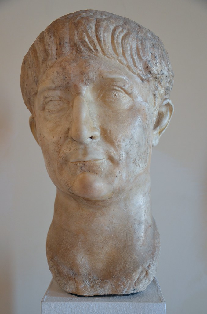 Portrait of Trajan, 98-103 AD, Venice Museo Archeologico, Italy