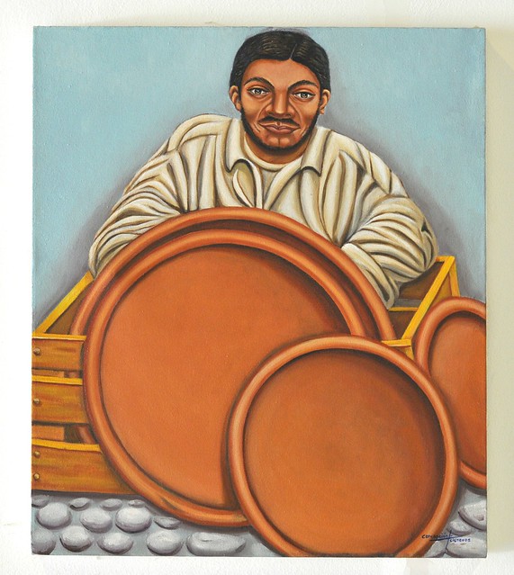 Painting Mixtec Oaxaca Mexican Pottery
