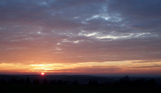 Sonnenuntergang 24.12. Sunset 12.24.