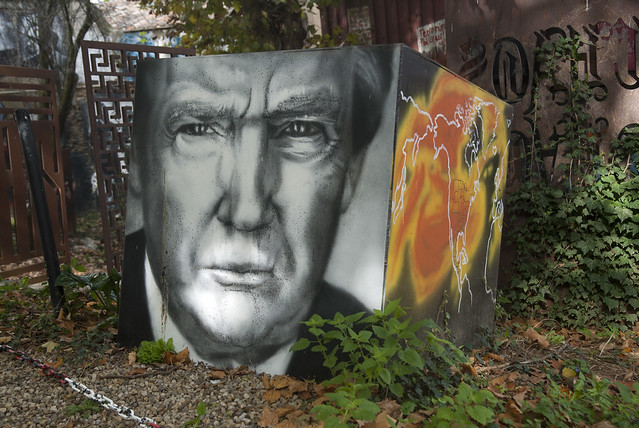 Donald Trump, painted portrait _DDC9081