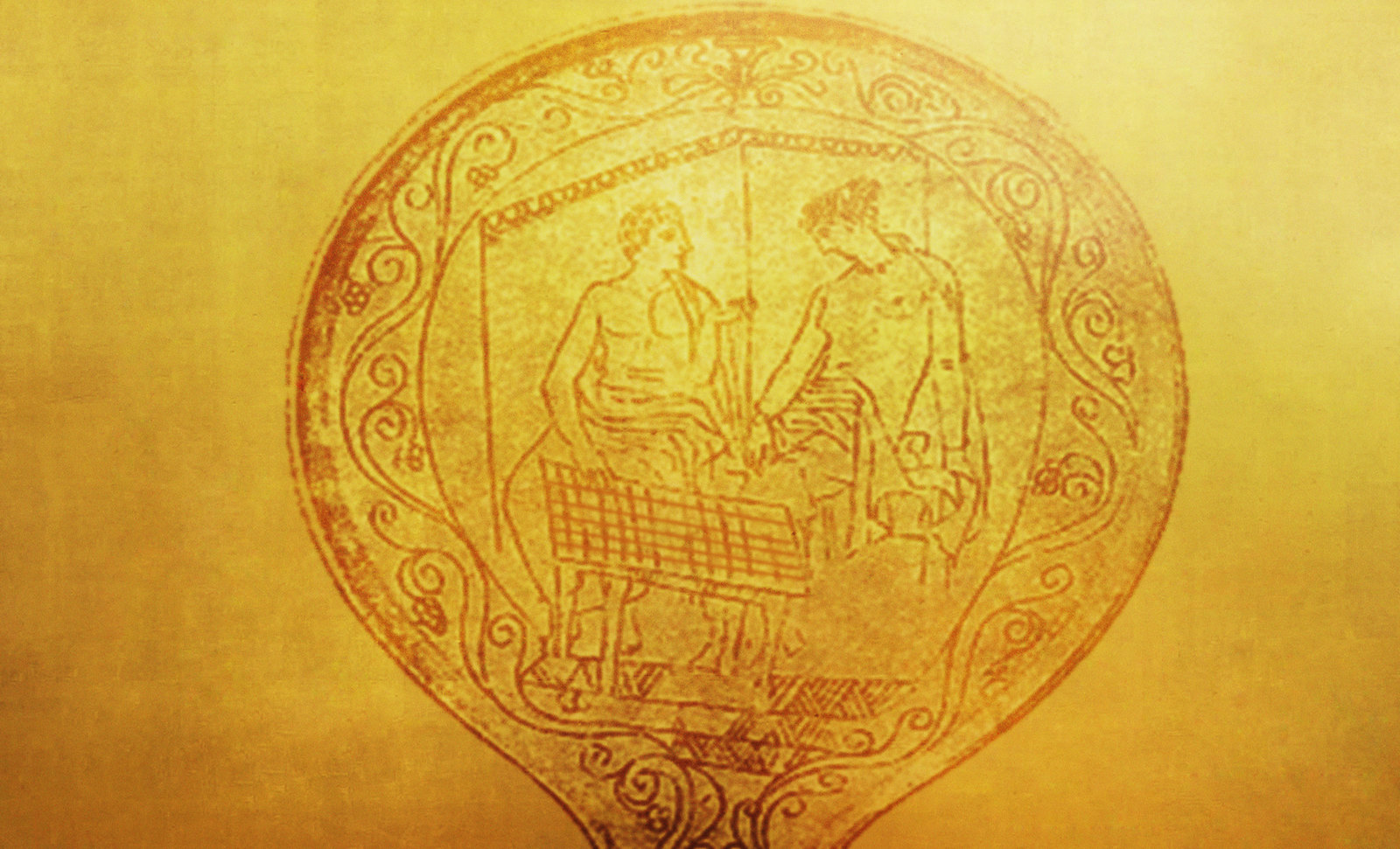 Petteia - Ludus Latrunculorum  / Iconografía de las civilizaciones helenolatinas