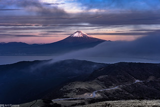 Mt.Fuji in the morning fog