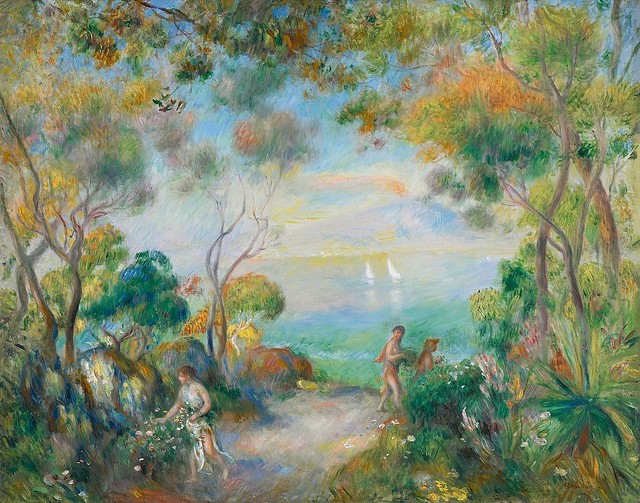 1881 Renoir A garden in Sorrento