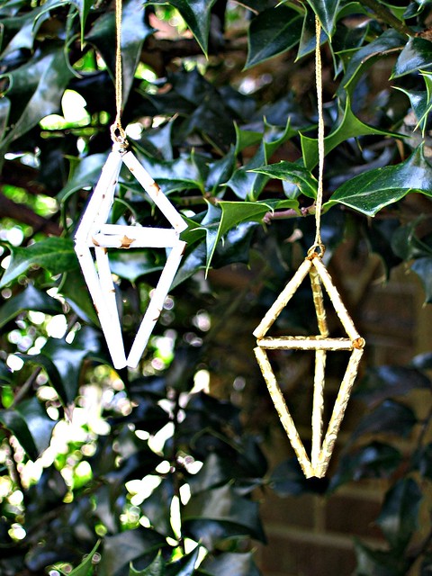 Himmeli Tree Ornaments