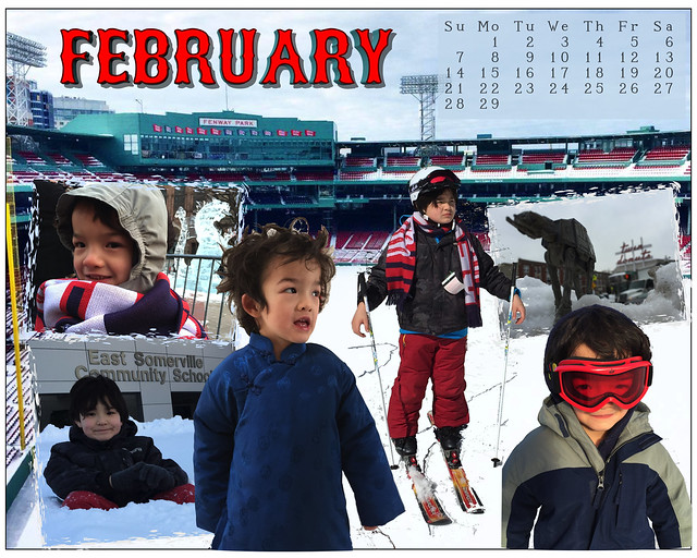 Devers Family Calendar, February 2016