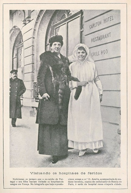 Rainha Dona Amélia em Paris, 1916 | Queen Dona Amelia in Paris, 1916 | 1910s