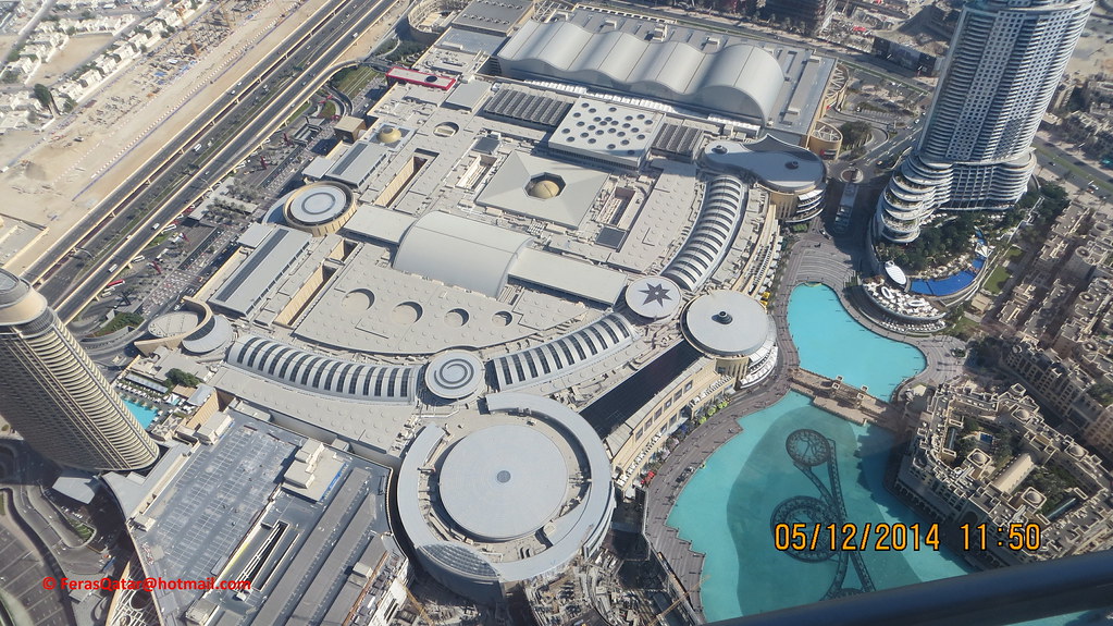 دبي مول من فوق برج خليفة دولة الإمارات العربية المتحدة Flickr