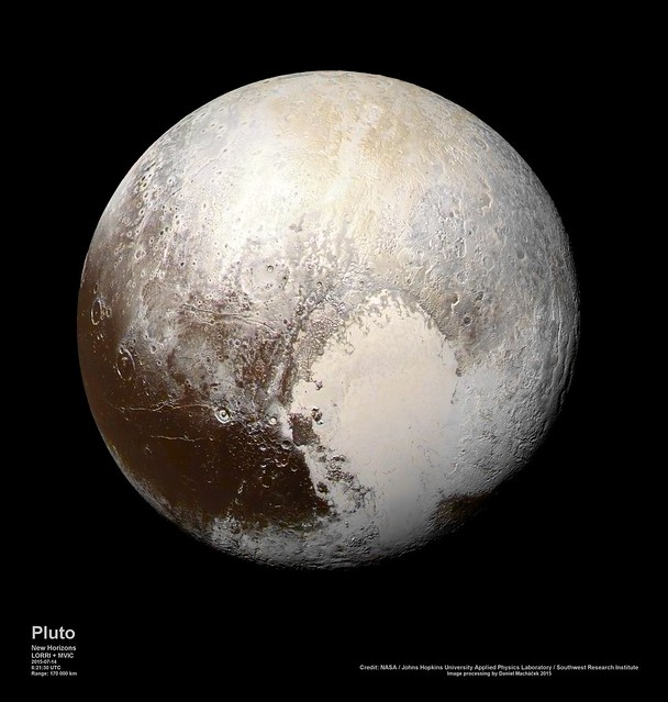Global mosaic of Pluto from LORRI
