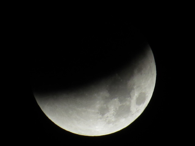 lunar eclipse 28. September 2015 view at 0139 UTC