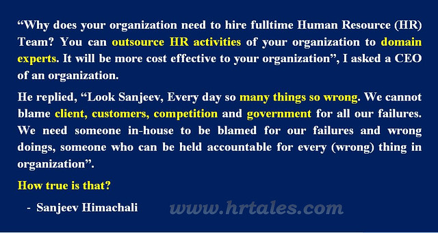 Why do you need HR?