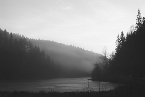 light blackandwhite bw mist lake monochrome norway fog dark landscape 50mm norge nikon outdoor sony lensblr ilce7