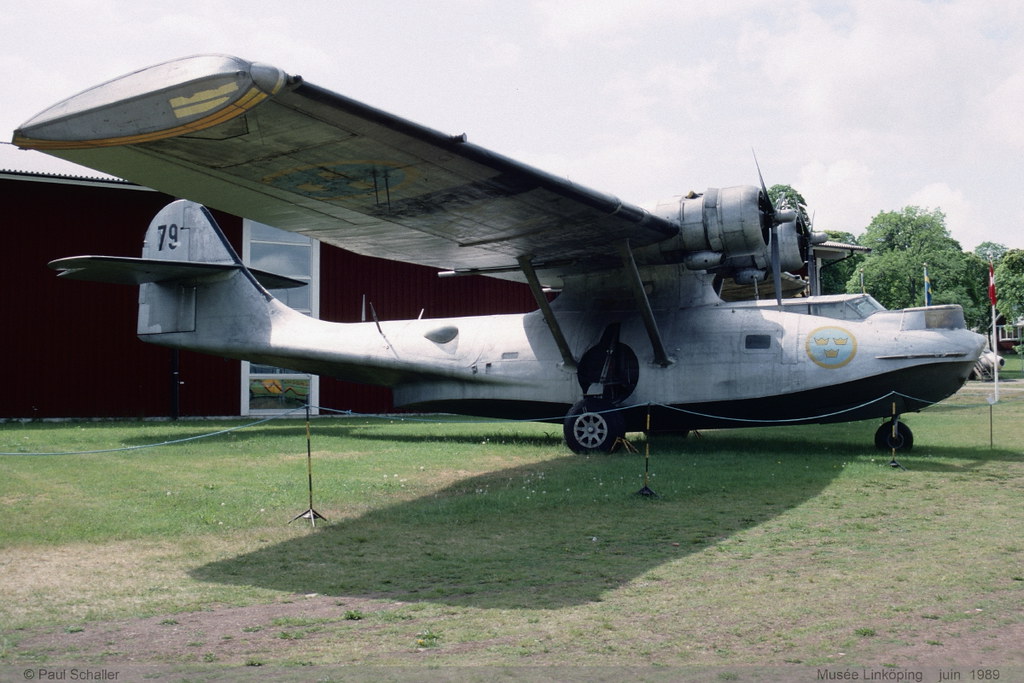 CATALINA PBY-5A Tp47 79 47-001 Musée Linköping juin 1989