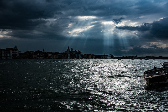 Threatening skies, Venice