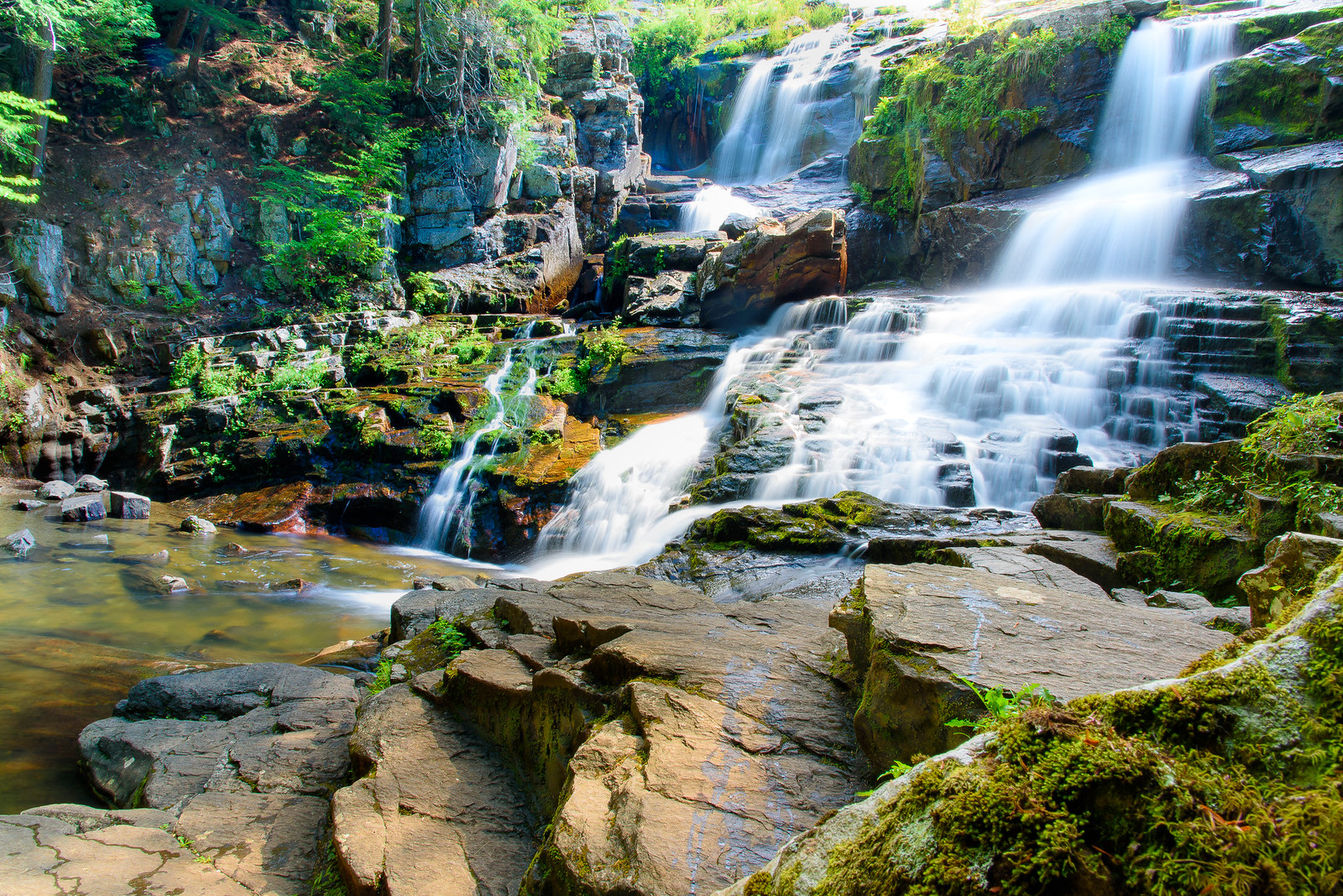 Shelving Rock Falls, Adirondack Park, New York State