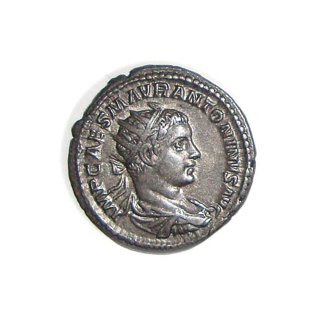 Elagabalus, Roman Emperor, silver coin