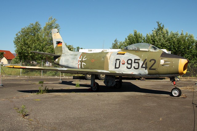 D-9542 Canadair Sabre CL-13 Mk.6 at Berlin Gatow Museum 5th June 2015