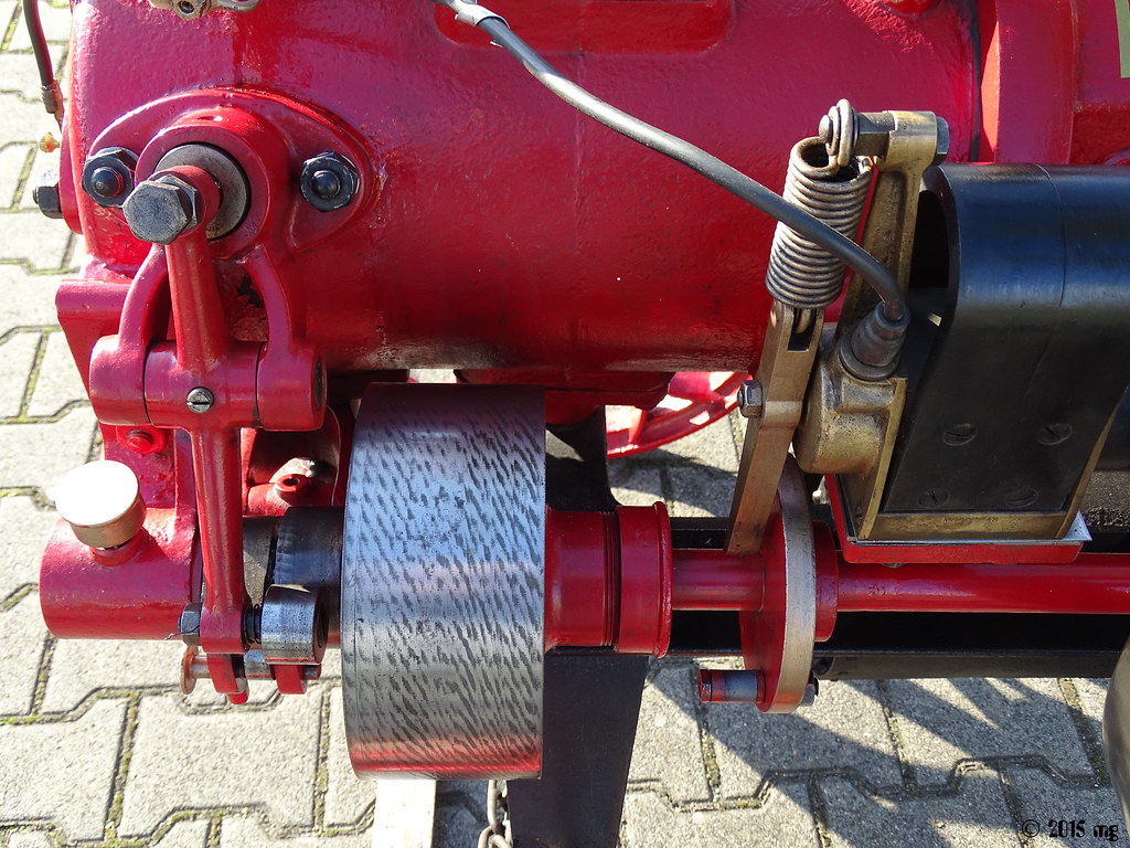Standmotor, Tschechischer Standmotor Baujahr um 1920 von Ig…