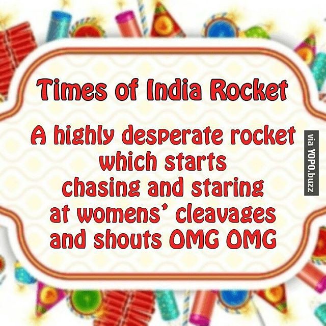TimesOfIndia Rocket : Desperate rocket.. #CelebCrackers #H… | Flickr