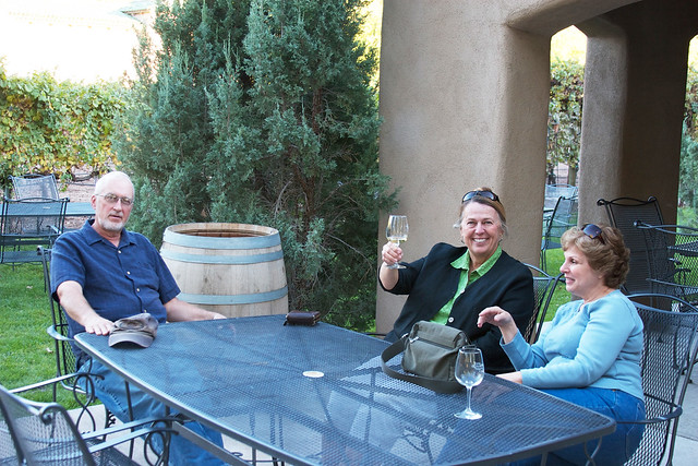 Dan, Pat & Cheri at an Albuquerque winery