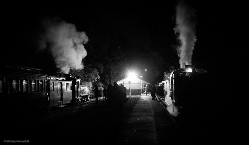 night au australia trains victoria lakeside steam pbr emerald climax puffingbilly 1694 climaxtwylightouting railpage:event=23
