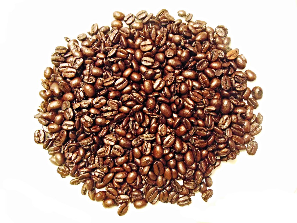 Roasted coffee beans