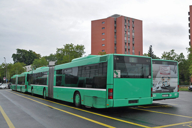 MAN Bus (ex 778) ist ausgemustert worden und steht am 23.08.2015 auf dem Hof der Garage Rankstrasse.