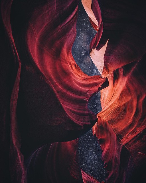@EarthPix : Looking up above from Antelope Canyon. | Photo by Jude Allen (@jude_allen on IG) https://t.co/IqWCNfPjaf